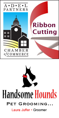 Ribbon Cutting-Handsome Hounds Pet Grooming Adel, IA