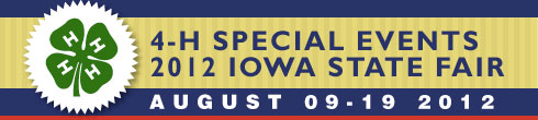2012 4H Iowa State Fair Events