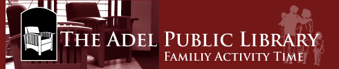 Adel-Library-Family Adel Public Library Family Time