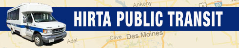 HIRTA-Banner HIRTA Public Transport Adel and Dallas County Iowa