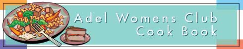 Adel Womens Club Cook Book