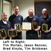 Adel Fire Fighters Honored