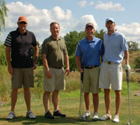 2012 Alumni Golf Tournament Winning Team