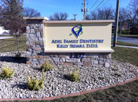 Adel Family Dentistry Sign