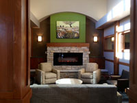 Adel Family Dentistry Fireplace