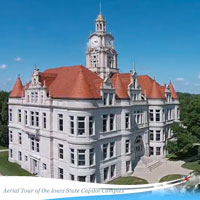 Arial View Dallas County Courthouse - Ken-DePue