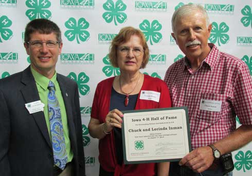 Chuck and Lorinda Inman Inducted into 4-H Hall of Fame