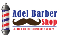 Th eAdel BarberShop logo