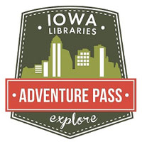 Iowa Library Adventure Pass Logo