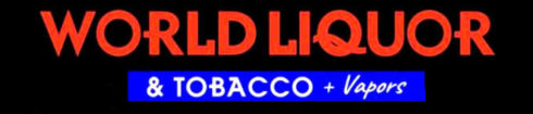 World Liquor and Tobacco Adel Iowa Logo Banner
