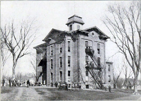 Adel High School Building 1870s