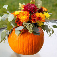 Pumpkin Floral Arrangement Class