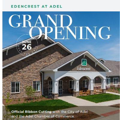 Edencrest Adel Grand Opening