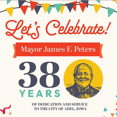 Mayor Jim Peters 38 Years Celebration