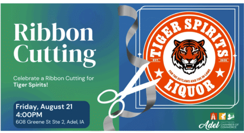 Adel Ribbon Cutting Tiger Spirits