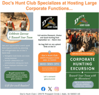 Doc's Hunt Club Corporate Retreat
