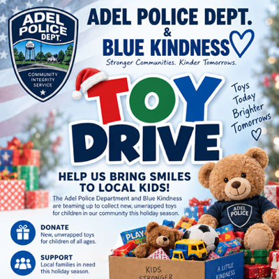 Adel Police Toy Drive